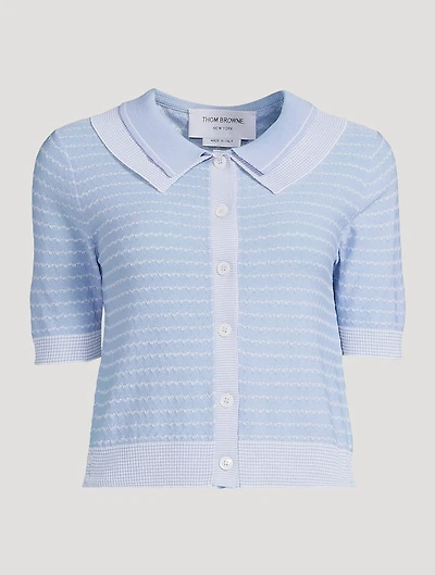 Double-Collar Cardigan