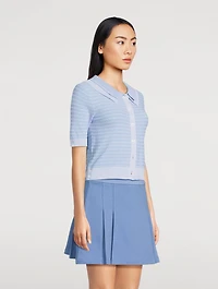 Double-Collar Cardigan