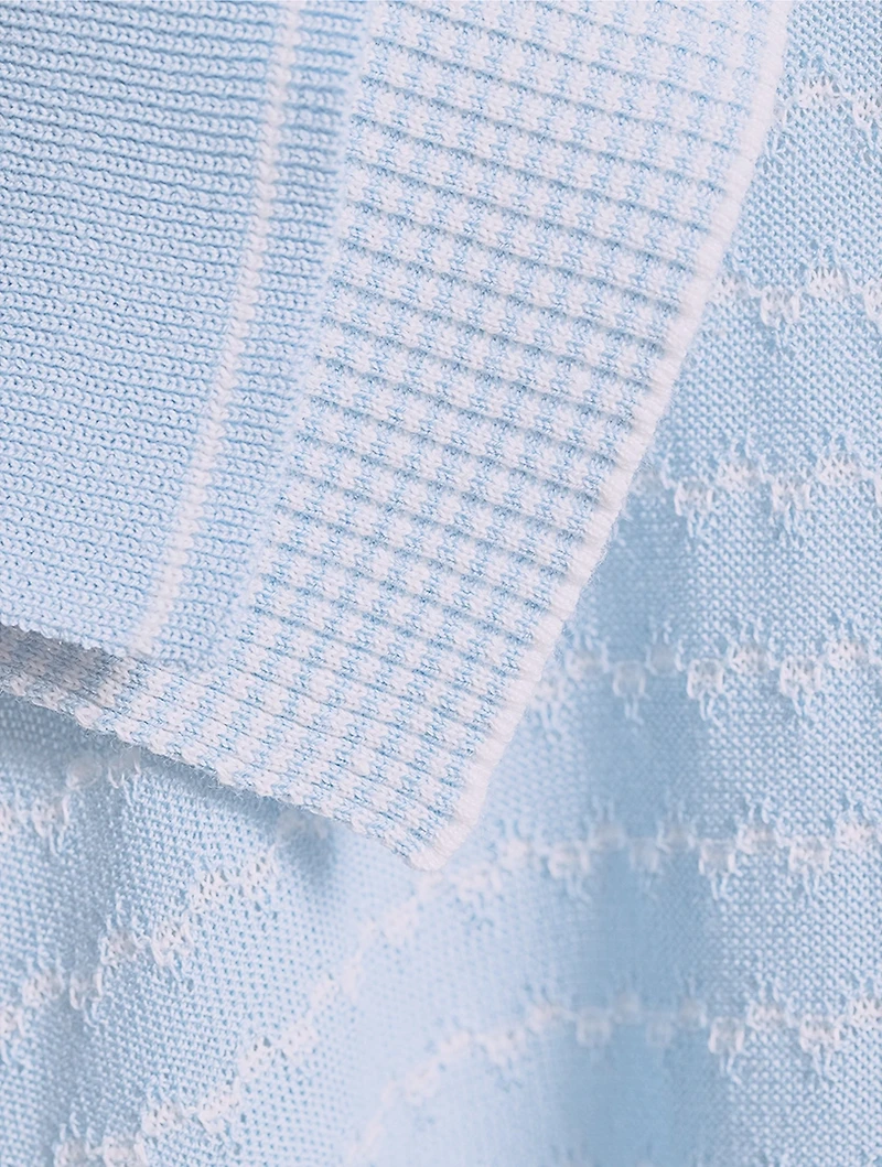 Double-Collar Cardigan