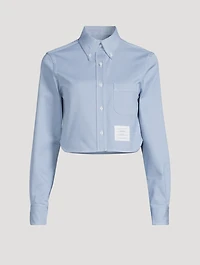 Cropped Denim Shirt