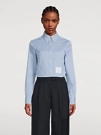 Cropped Denim Shirt
