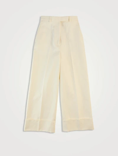 Cotton Canvas Trousers