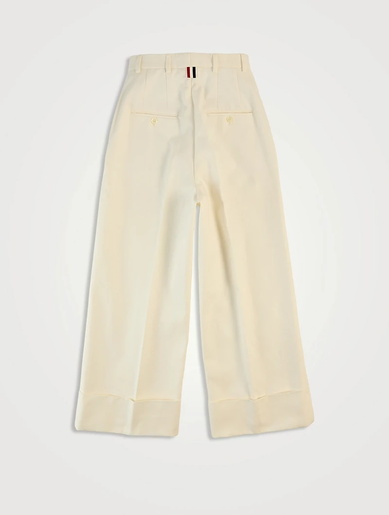 Cotton Canvas Trousers