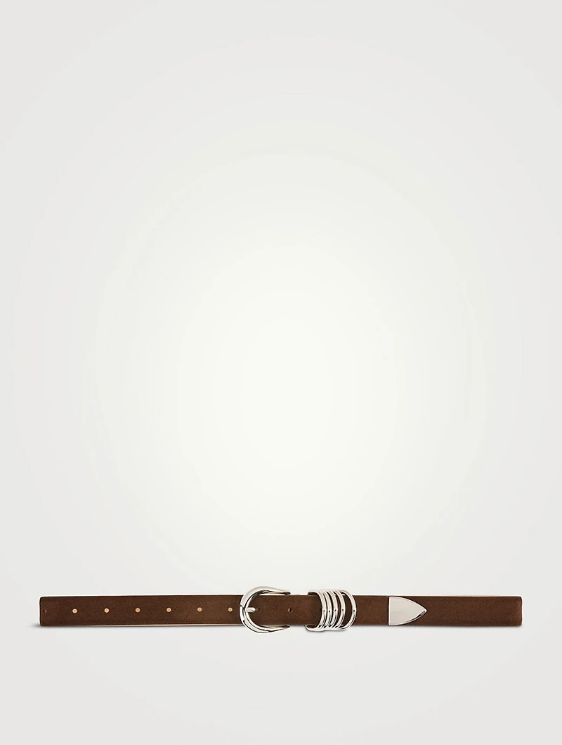 Hollyhock Suede Belt