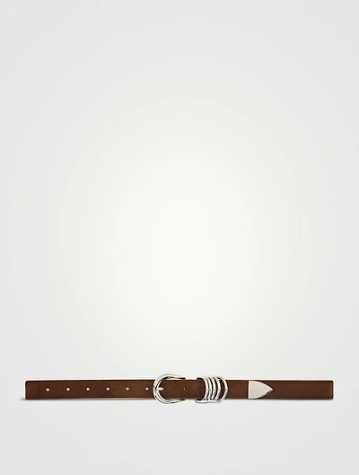 Hollyhock Suede Belt