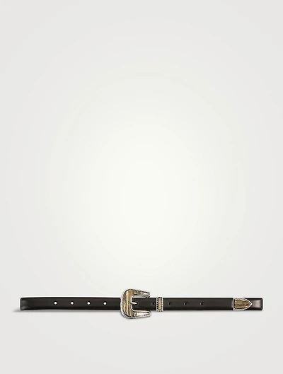 Travertine Leather Belt