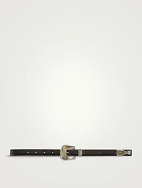 Travertine Leather Belt