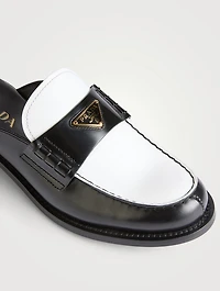 Leather Loafer Mules