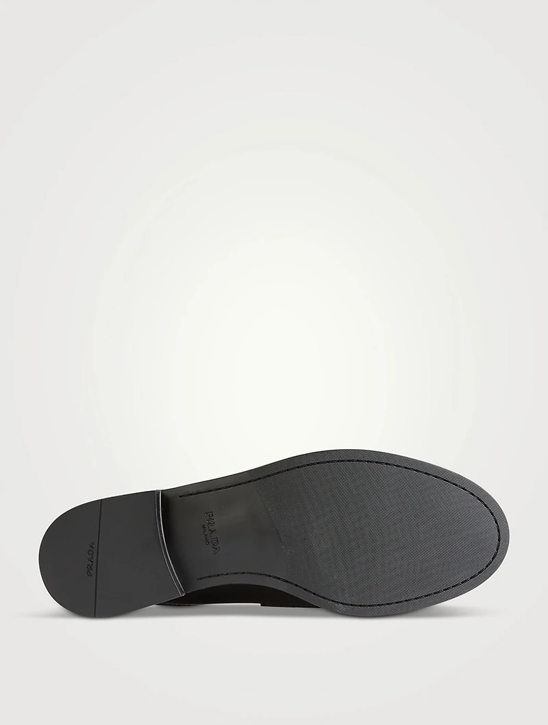 Leather Loafer Mules