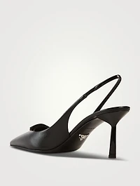 Leather Slingback Pumps