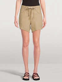 Brynn Linen Drawstring Shorts