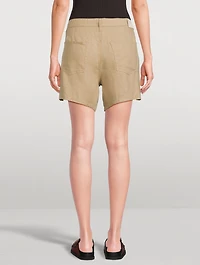 Brynn Linen Drawstring Shorts