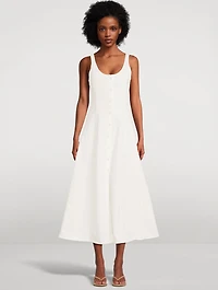 Rosetta Denim Midi Dress