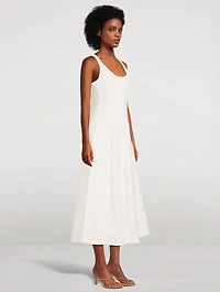 Rosetta Denim Midi Dress