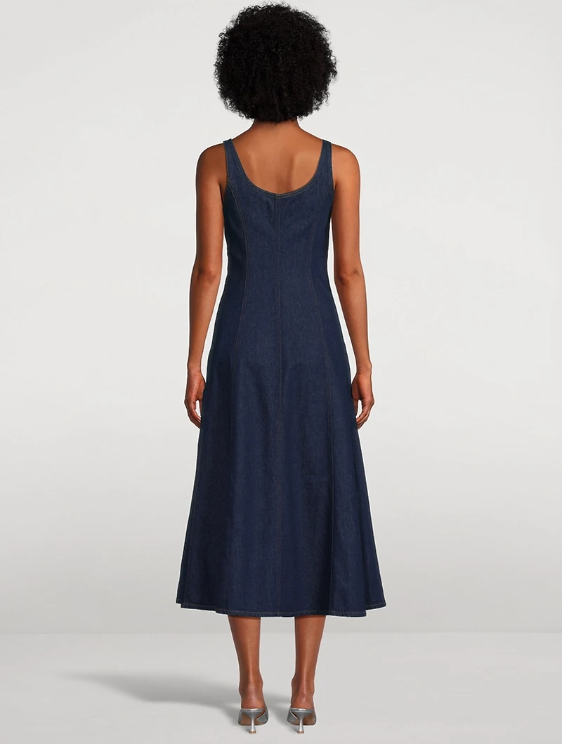 COH x Argent Farrow Denim Midi Dress