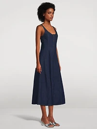 COH x Argent Farrow Denim Midi Dress