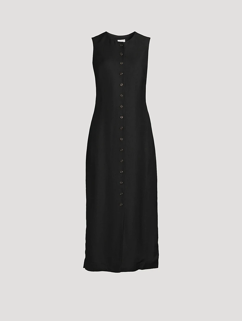 COH x Argent Button Midi Dress