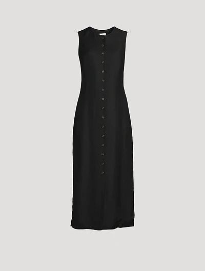 COH x Argent Button Midi Dress