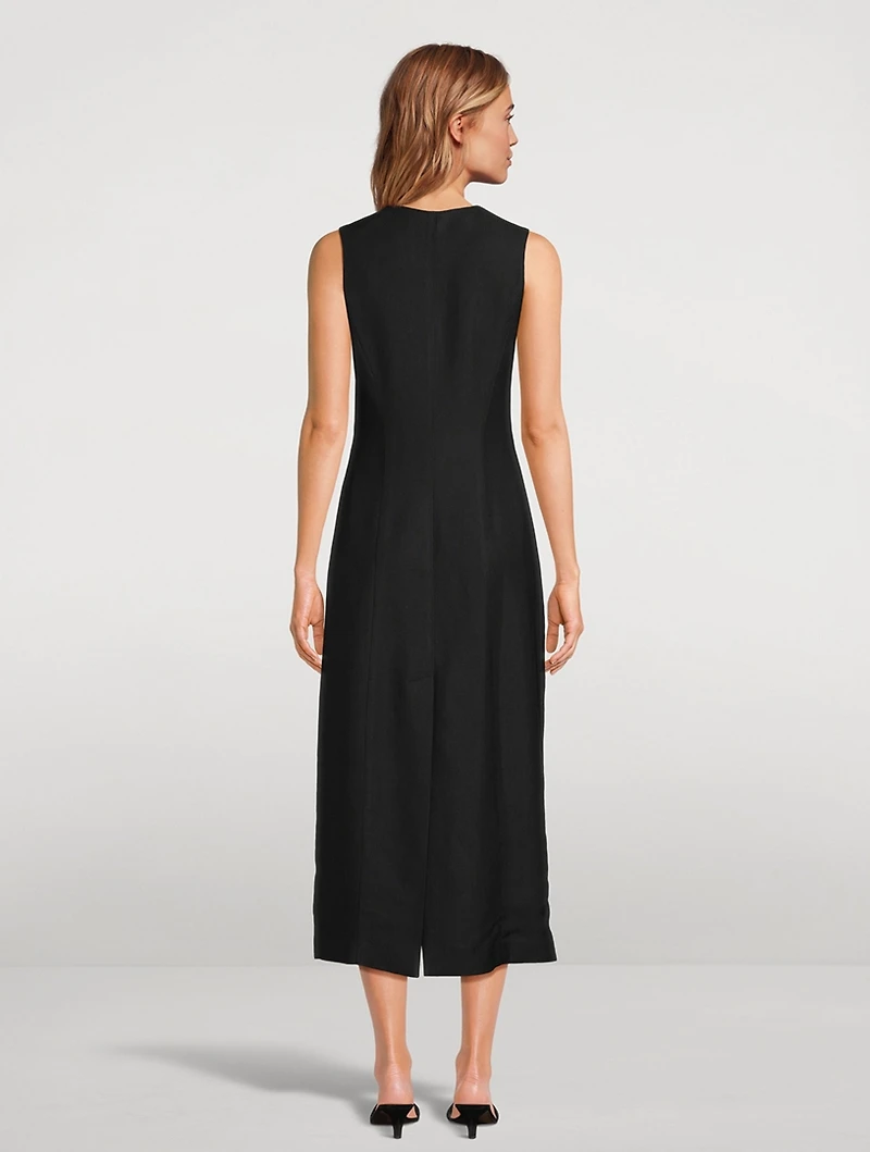 COH x Argent Button Midi Dress