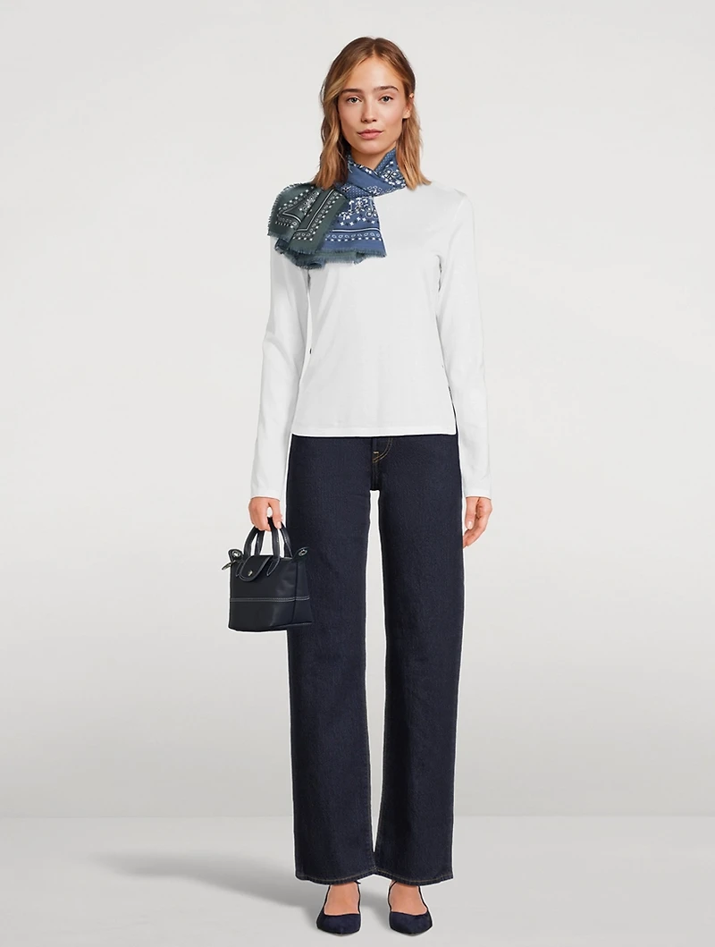 Wool French Bandana Scarf