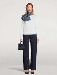 Wool French Bandana Scarf