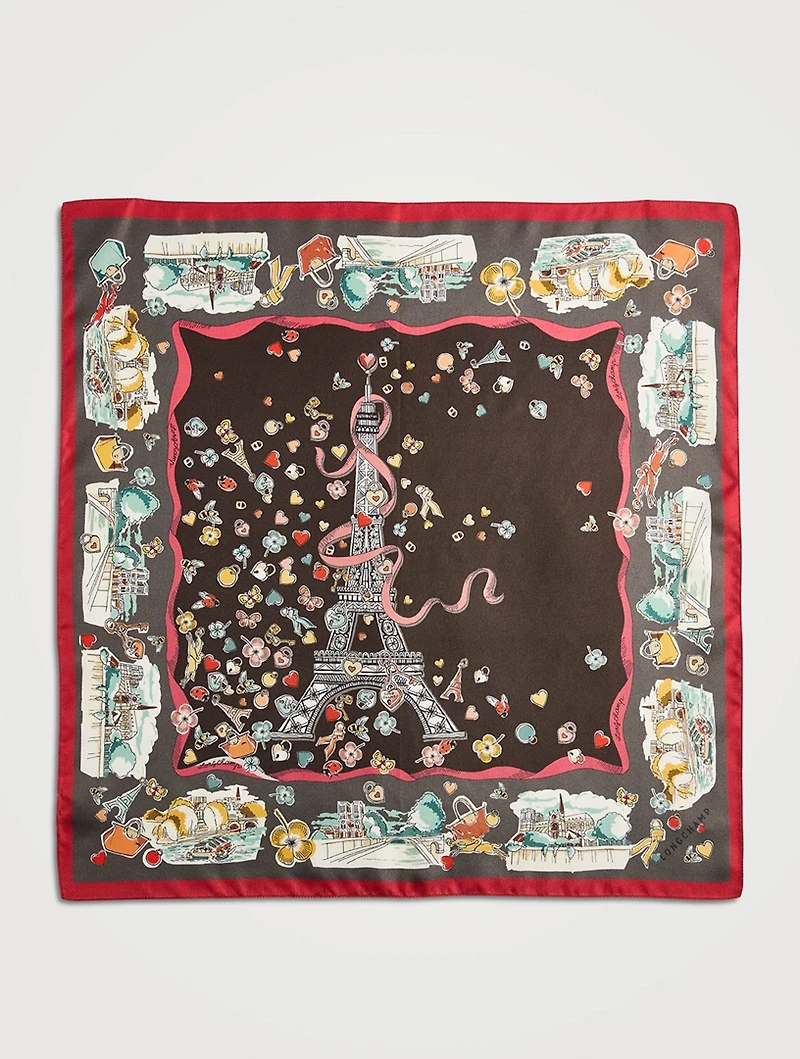 Equestrian Tower Silk Scarf