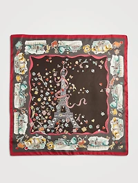 Equestrian Tower Silk Scarf
