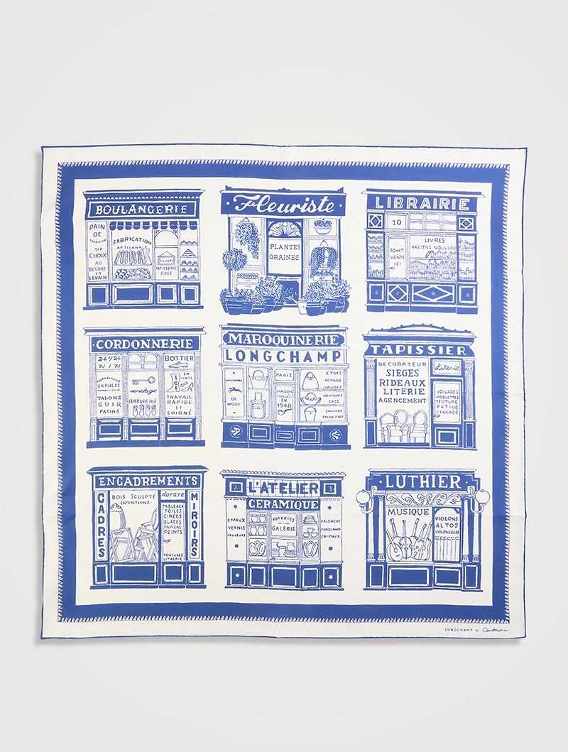 Les Artisans De Paris Silk Scarf