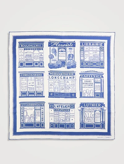 Les Artisans De Paris Silk Scarf