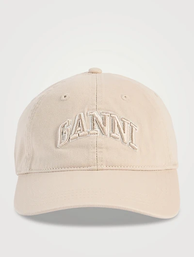 Organic Cotton Baseball Cap With Logo