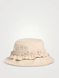 Organic Cotton Ruffled Bucket Hat