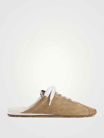 Plume Suede Sneaker Mules