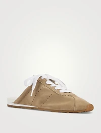 Plume Suede Sneaker Mules