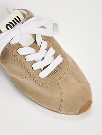 Plume Suede Sneaker Mules