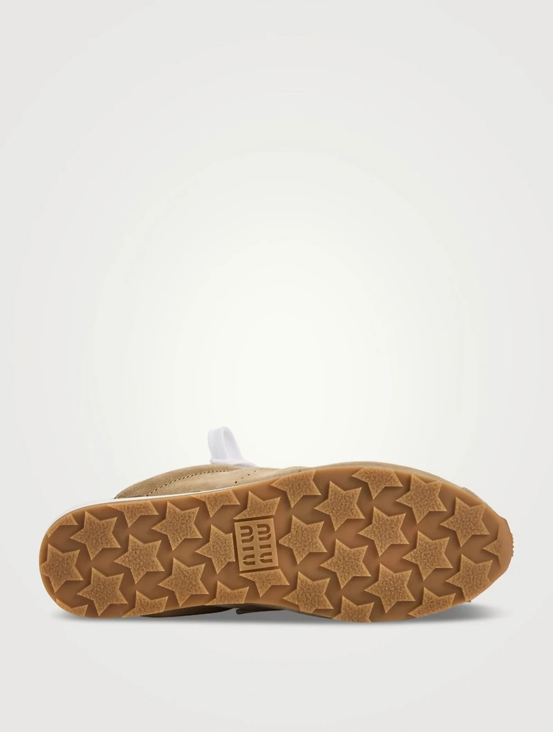 Plume Suede Sneaker Mules