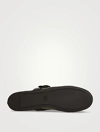Mesh Mary Jane Ballerina Flats