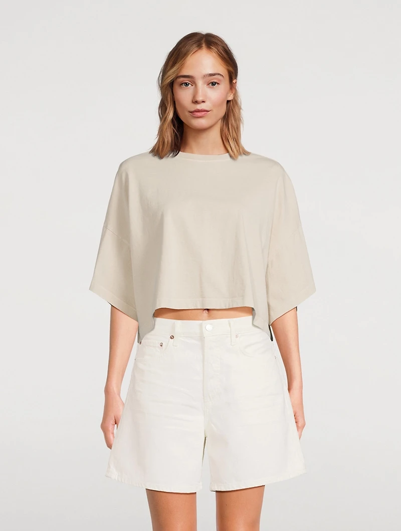Arli Oversized Cropped T-Shirt