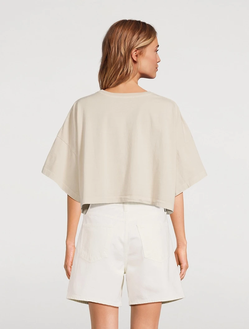 Arli Oversized Cropped T-Shirt
