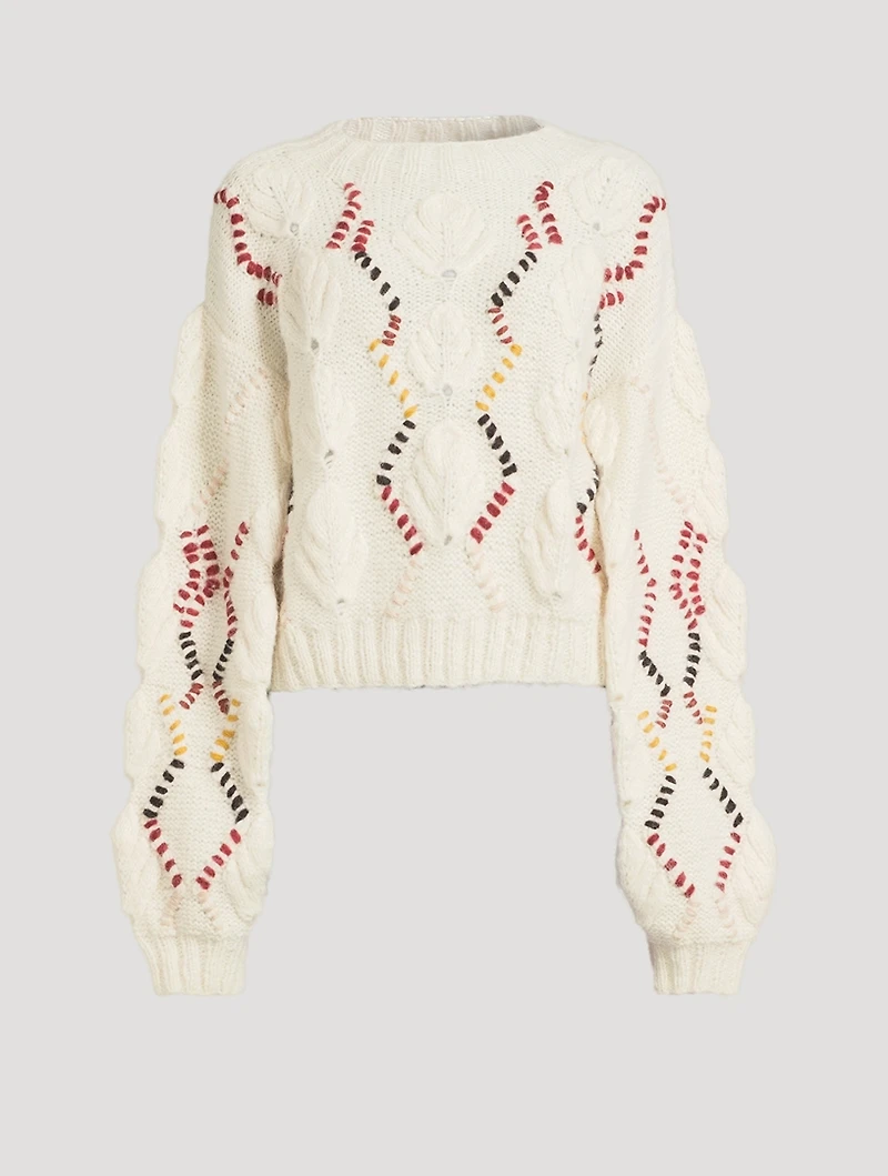Kiwi Leaf Stitch Sweater