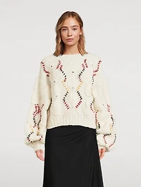 Kiwi Leaf Stitch Sweater