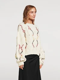 Kiwi Leaf Stitch Sweater