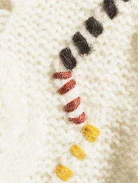 Kiwi Leaf Stitch Sweater