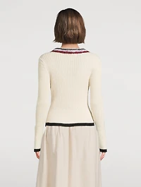 Mashua Alpaca Collared Sweater