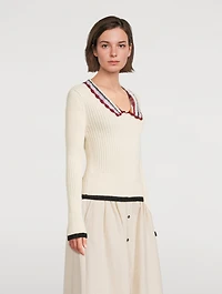 Mashua Alpaca Collared Sweater