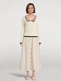Mashua Alpaca Collared Sweater