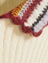Mashua Alpaca Collared Sweater