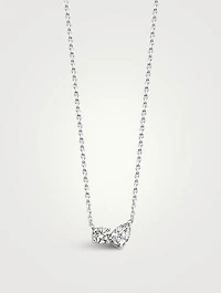Duo 18K White Gold Necklace