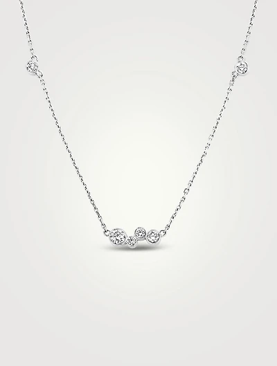 Luna 18K White Gold Necklace
