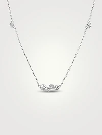 Luna 18K White Gold Necklace