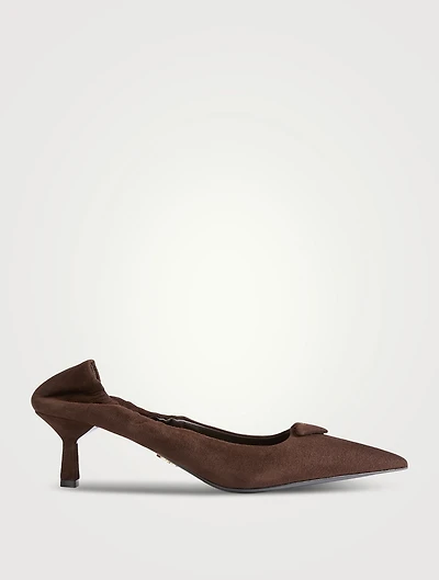 Suede Pumps